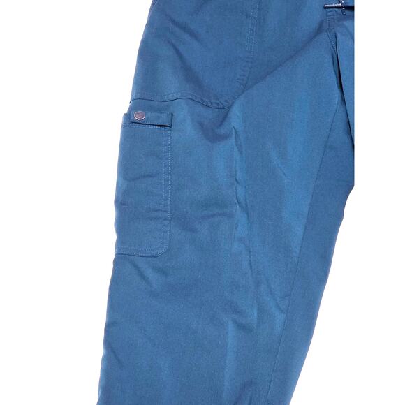 Med couture touch cargo Caribbean scrub pants joggers medium petite - Picture 3 of 6